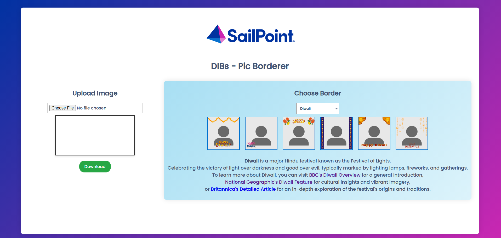 PicBorderer Screenshot